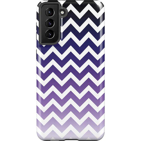 Chevron Purple Ombre Galaxy S21 Plus 5G Pro Case