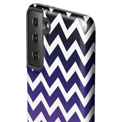 Chevron Purple Ombre Galaxy S21 Plus 5G Pro Case