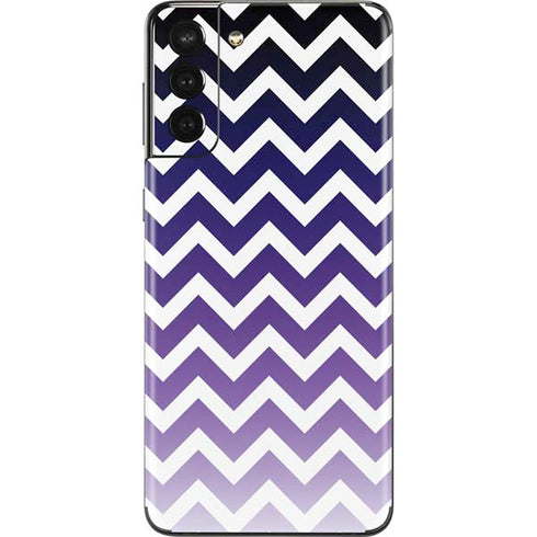 Chevron Purple Ombre Galaxy S21 Plus 5G Skin