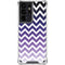 Chevron Purple Ombre Galaxy S21 Ultra 5G Clear Case