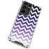 Chevron Purple Ombre Galaxy S21 Ultra 5G Clear Case