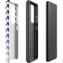 Chevron Purple Ombre Galaxy S21 Ultra 5G Pro Case