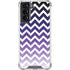 Chevron Purple Ombre Galaxy S22 Clear Case