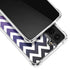Chevron Purple Ombre Galaxy S22 Plus Clear Case
