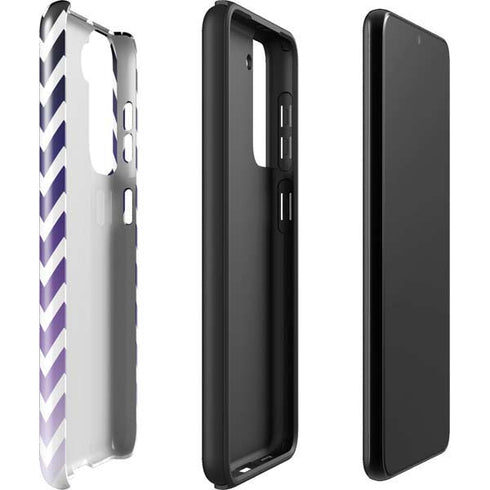 Chevron Purple Ombre Galaxy S22 Plus Pro Case