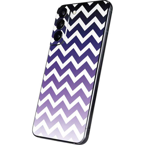 Chevron Purple Ombre Galaxy S22 Plus Skin