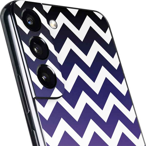 Chevron Purple Ombre Galaxy S22 Plus Skin