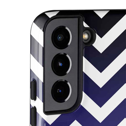Chevron Purple Ombre Galaxy S22 Pro Case