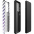 Chevron Purple Ombre Galaxy S22 Pro Case