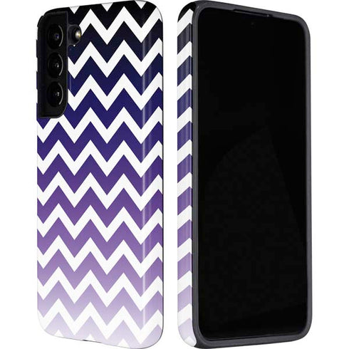 Chevron Purple Ombre Galaxy S22 Pro Case