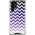 Chevron Purple Ombre Galaxy S22 Ultra Clear Case