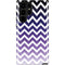 Chevron Purple Ombre Galaxy S22 Ultra Pro Case