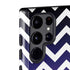 Chevron Purple Ombre Galaxy S22 Ultra Pro Case