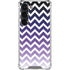 Chevron Purple Ombre Galaxy S23 Clear Case