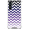 Chevron Purple Ombre Galaxy S23 FE Clear Case