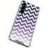 Chevron Purple Ombre Galaxy S23 FE Clear Case