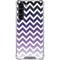 Chevron Purple Ombre Galaxy S23 Plus Clear Case