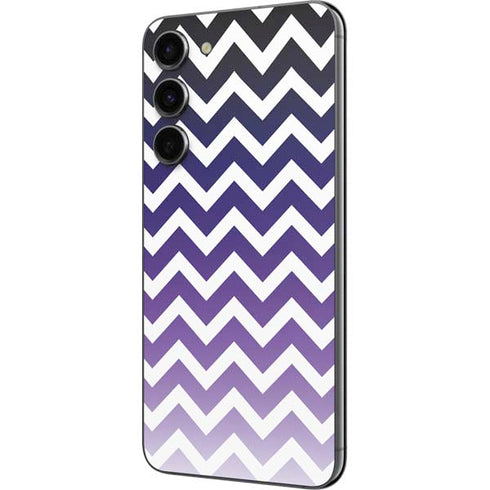 Chevron Purple Ombre Galaxy S23 Plus Skin