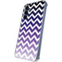 Chevron Purple Ombre Galaxy S24 Clear Case
