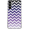 Chevron Purple Ombre Galaxy S24 Plus Clear Case