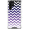 Chevron Purple Ombre Galaxy S24 Ultra Clear Case