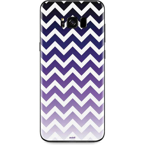 Chevron Purple Ombre Galaxy S8 Plus Skin