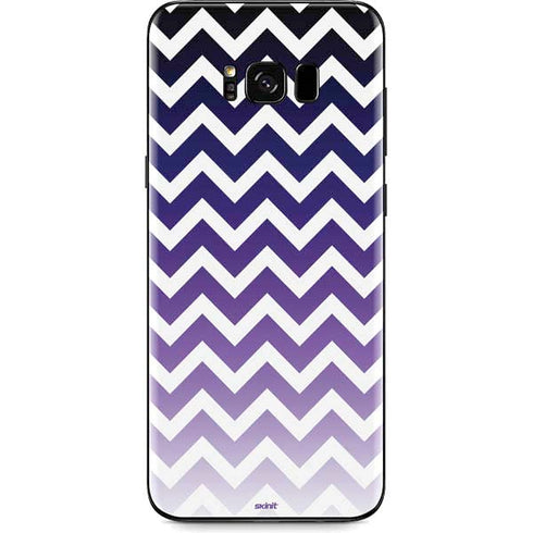 Chevron Purple Ombre Galaxy S8 Skin