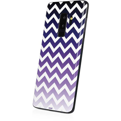 Chevron Purple Ombre Galaxy S9 Plus Skin