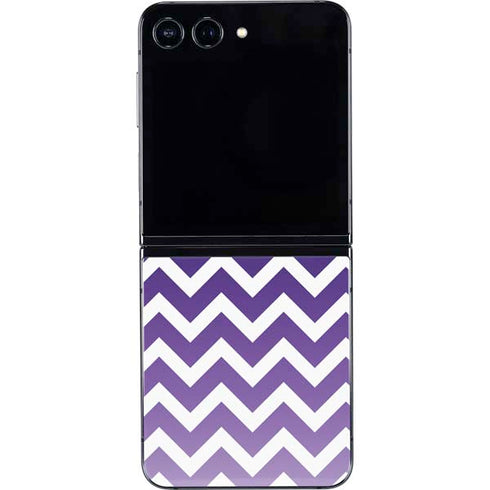 Chevron Purple Ombre Galaxy Z Flip5 5G Skin