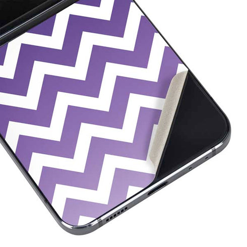 Chevron Purple Ombre Galaxy Z Flip5 5G Skin