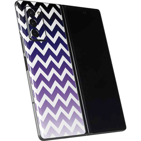 Chevron Purple Ombre Galaxy Z Fold2 5G Skin