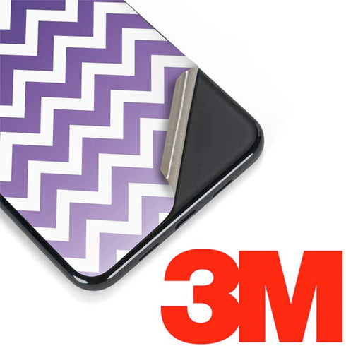 Chevron Purple Ombre Google Pixel 3a Skin
