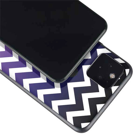 Chevron Purple Ombre Google Pixel 5 Skin
