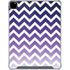 Chevron Purple Ombre iPad Pro 12.9in (2020) Clear Case