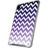 Chevron Purple Ombre iPad Pro 12.9in (2020) Clear Case