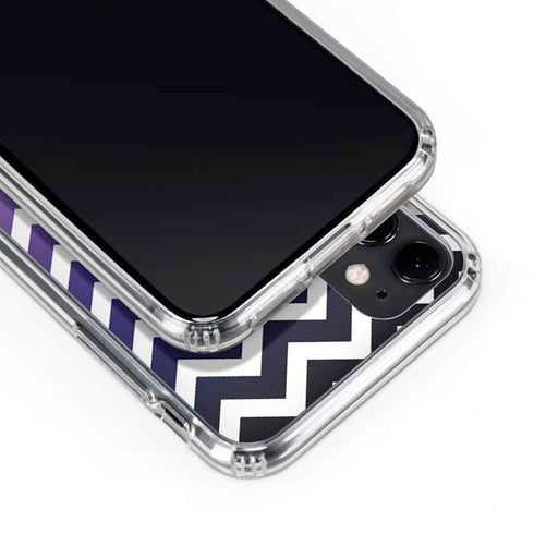 Chevron Purple Ombre iPhone 11 Clear Case