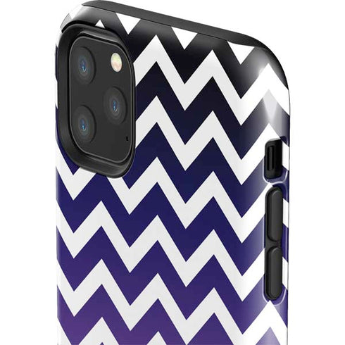 Chevron Purple Ombre iPhone 11 Pro Max Impact Case