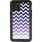Chevron Purple Ombre iPhone 11 Pro Waterproof Case