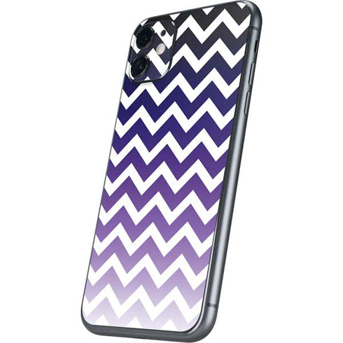 Chevron Purple Ombre iPhone 11 Skin