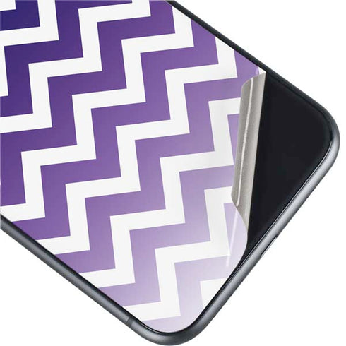 Chevron Purple Ombre iPhone 11 Skin