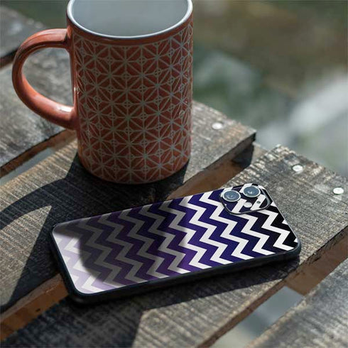 Chevron Purple Ombre iPhone 11 Skin