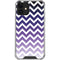 Chevron Purple Ombre iPhone 12 Clear Case
