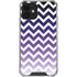 Chevron Purple Ombre iPhone 12 Clear Case