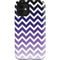 Chevron Purple Ombre iPhone 12 Mini Impact Case