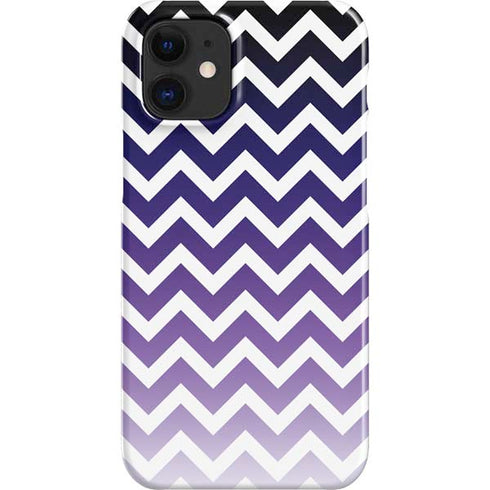 Chevron Purple Ombre iPhone 12 Mini Lite Case
