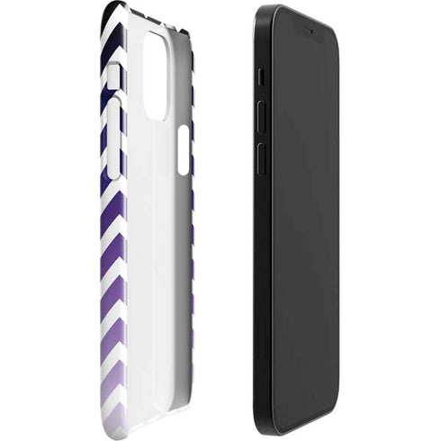 Chevron Purple Ombre iPhone 12 Mini Lite Case