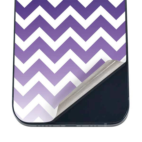 Chevron Purple Ombre iPhone 12 Mini Skin