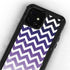 Chevron Purple Ombre iPhone 12 Mini Waterproof Case
