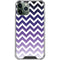Chevron Purple Ombre iPhone 12 Pro Clear Case