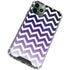 Chevron Purple Ombre iPhone 12 Pro Clear Case